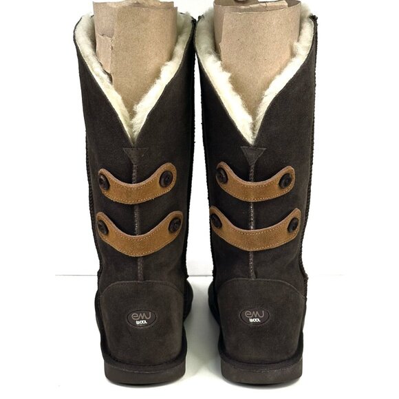 Emu Wool Zoe Women's Winter Boots Merino Wool Lining Gray Suede Size 8 W20221 - Picture 4 of 14